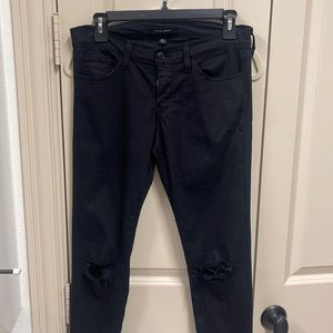 Flying Monkey skinny jeans, design holes in knees